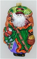 Santa with Pot of Gold